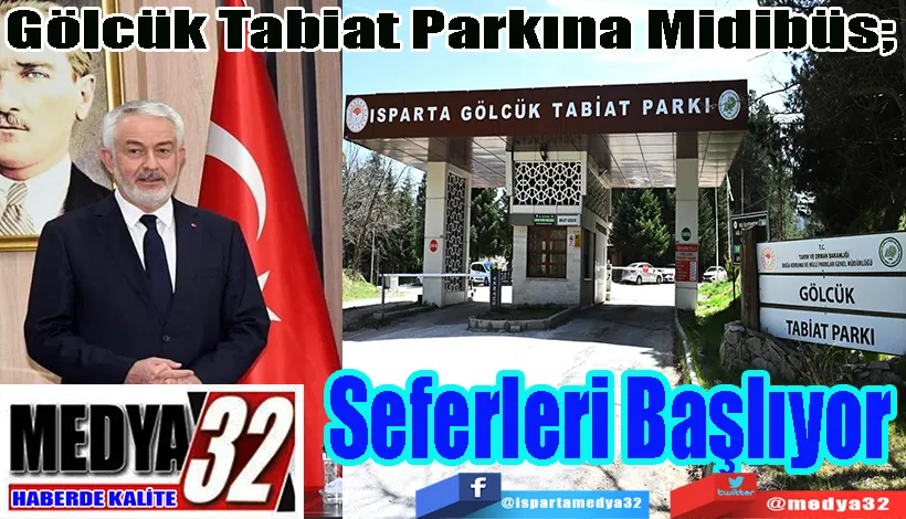 Gölcük Tabiat Parkına Midibüs;  Seferleri Başlıyor