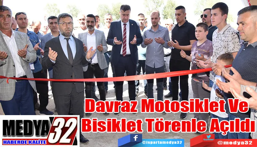 Davraz Motosiklet Ve  Bisiklet Törenle Açıldı