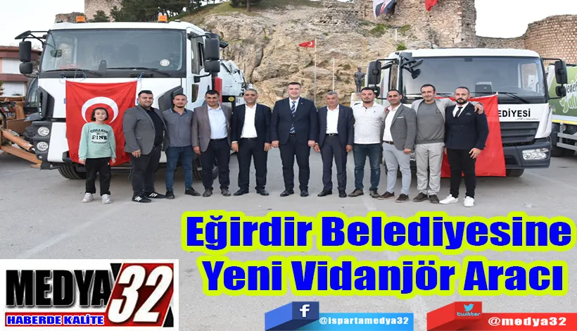 Eğirdir Belediyesine  Yeni Vidanjör Aracı