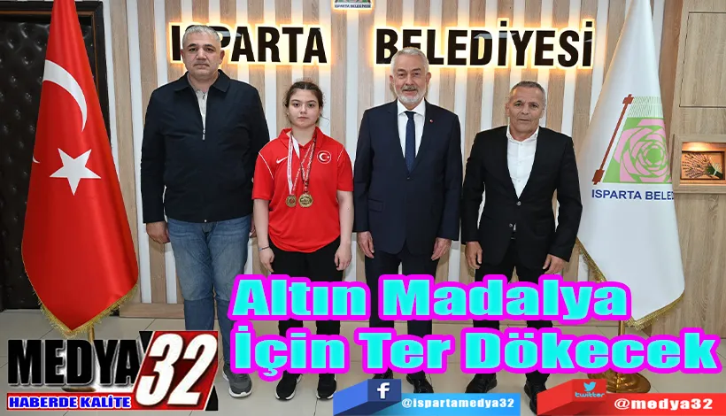 Altın Madalya  İçin Ter Dökecek 