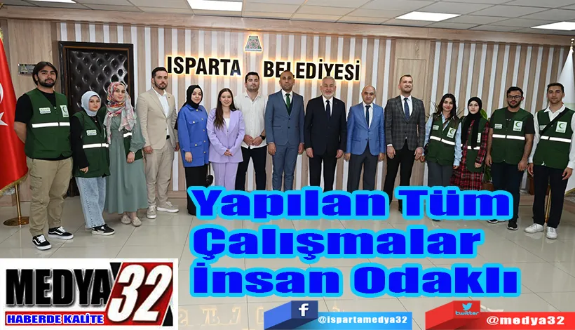 Yapılan Tüm Çalışmalar  İnsan Odaklı 