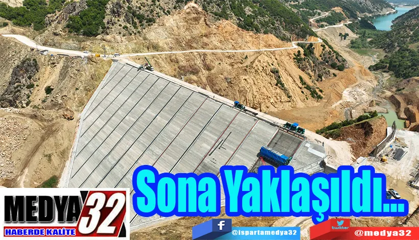 Darıderesi 2 Barajı’nda  Sona Yaklaşıldı…	