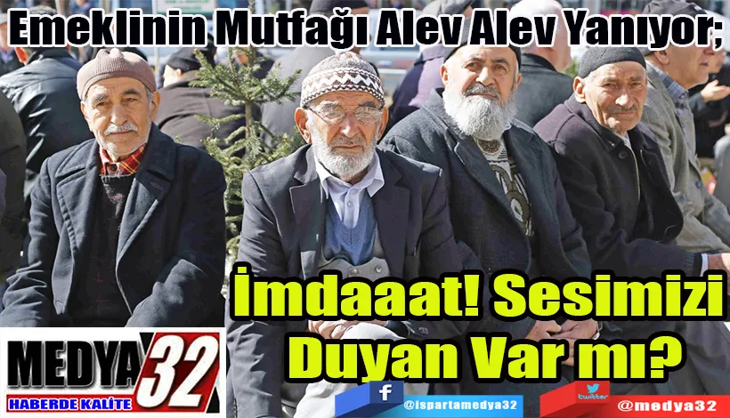 Emeklinin Mutfağı Alev Alev Yanıyor;  İmdaaat! Sesimizi  Duyan Var mı? 