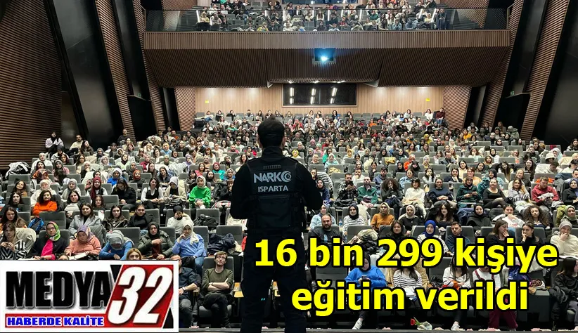 16 bin 299 kişiye eğitim verildi
