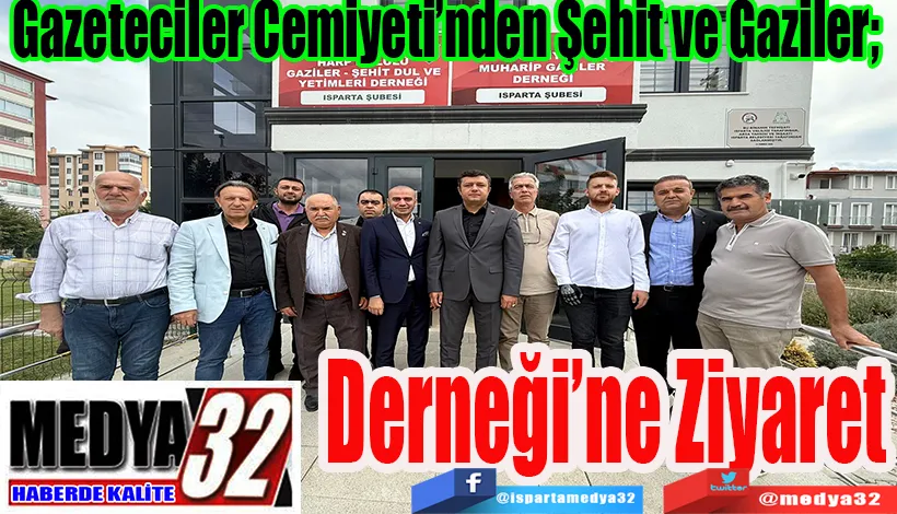 Gazeteciler Cemiyeti’nden Şehit ve Gaziler;  Derneği’ne Ziyaret