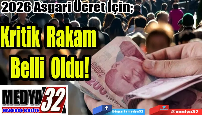2026 Asgari Ücret İçin;  Kritik Rakam Belli Oldu!