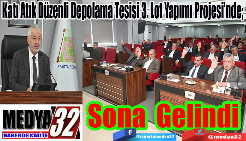 Katı Atık Düzenli Depolama Tesisi 3. Lot Yapımı Projesi’nde;  Sona Gelindi 