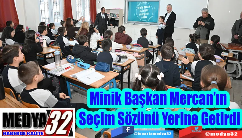 Minik Başkan Mercan’ın  Seçim Sözünü Yerine Getirdi