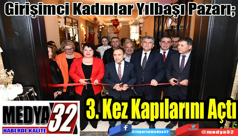 Girişimci Kadınlar Yılbaşı Pazarı;  3. Kez Kapılarını Açtı