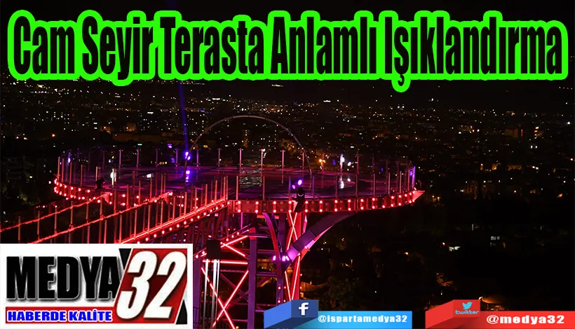 Cam Seyir Terasta  Anlamlı Işıklandırma 