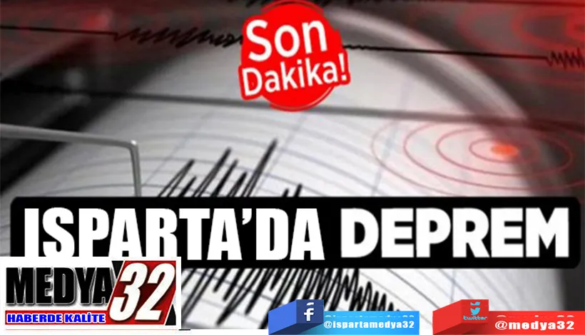 Isparta’da Deprem!