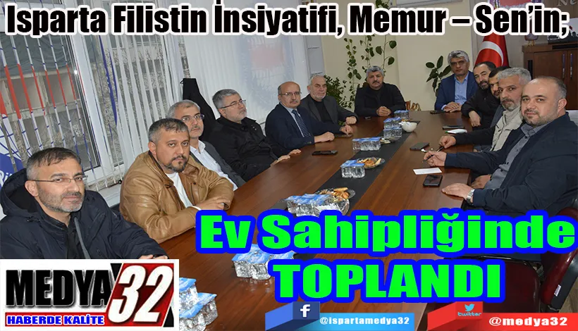 Isparta Filistin İnsiyatifi, Memur – Sen’in;  Ev Sahipliğinde TOPLANDI 