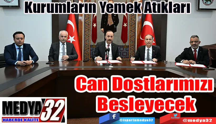 Kurumların Yemek Atıkları  Can Dostlarımızı Besleyecek
