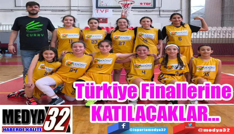 Nazmiye Demirel Ortaokulu Kız Basketbol Takımından Tarihi Başarı; Isparta’da Yapılacak Türkiye Finallerine Katılacaklar