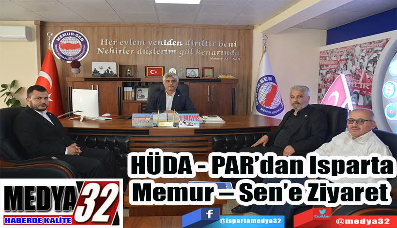 HÜDA - PAR’dan Isparta Memur – Sen’e Ziyaret 