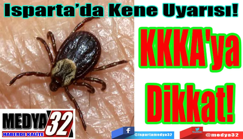 Isparta’da Kene Uyarısı!  KKKA