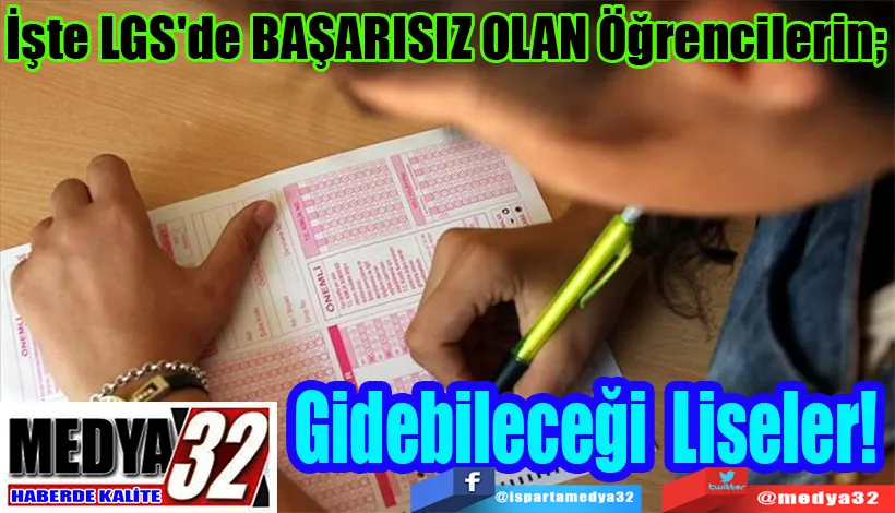 İşte LGS