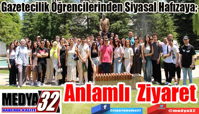 Gazetecilik Öğrencilerinden Siyasal Hafızaya;  Anlamlı Ziyaret
