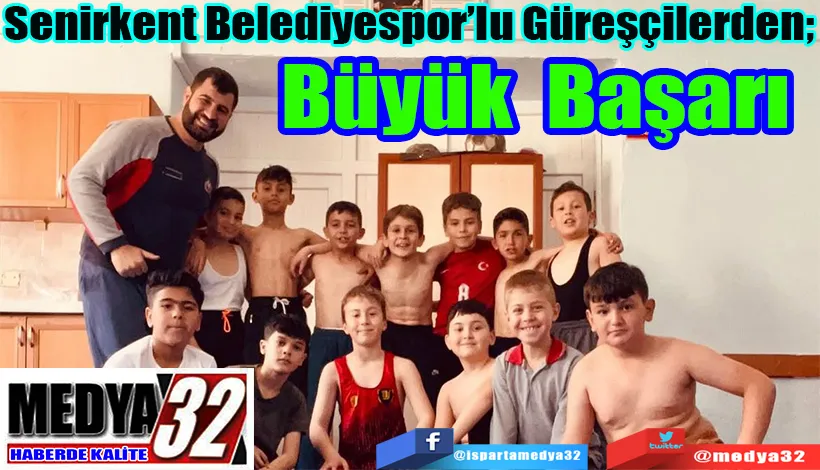 Senirkent Belediyespor’lu Güreşçilerden;  Büyük Başarı 