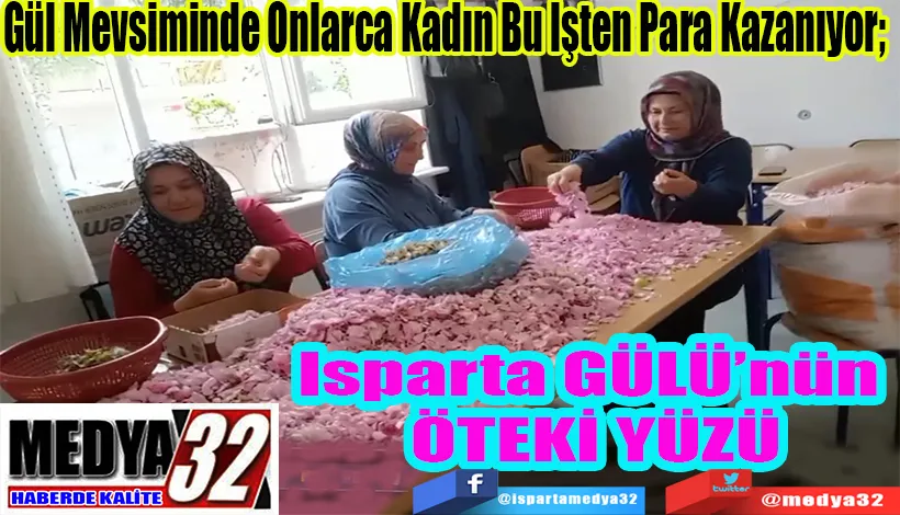 Gül Mevsiminde Onlarca Kadın Bu İşten Para Kazanıyor;  Isparta GÜLÜ’nün  ÖTEKİ YÜZÜ