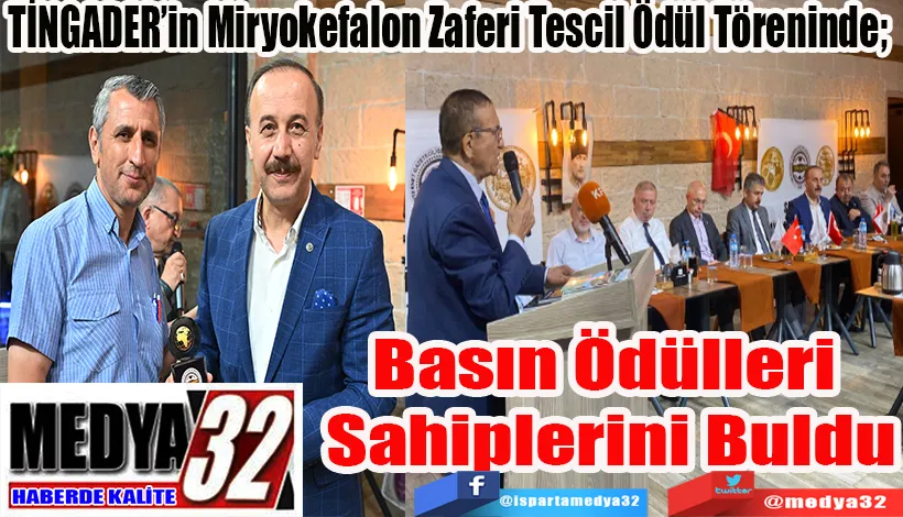 Miryokefalon Zaferi Tescil Ödül Töreninde;  Ödüller Sahiplerini Buldu 