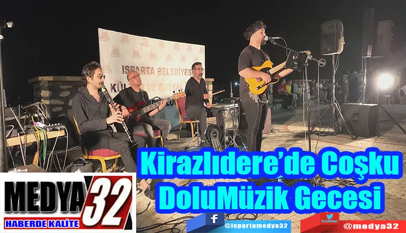 Kirazlıdere’de Coşku  DoluMüzik Gecesi 