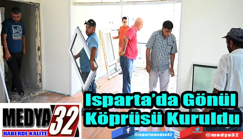 Isparta’da Gönül  Köprüsü Kuruldu