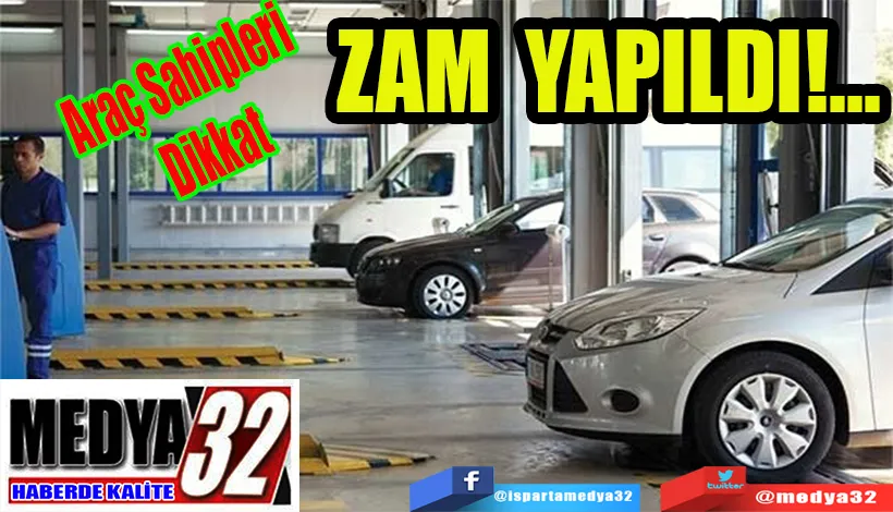 Araç Sahipleri Dikkat ZAM YAPILDI!...