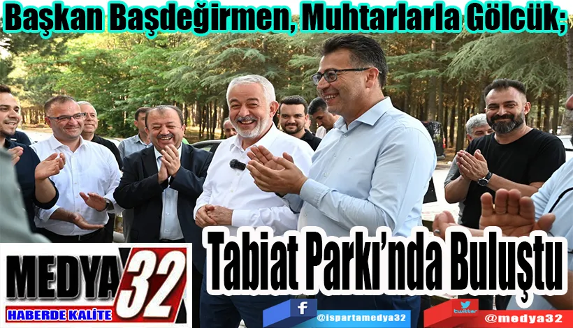 Başkan Başdeğirmen, Muhtarlarla Gölcük;  Tabiat Parkı’nda Buluştu