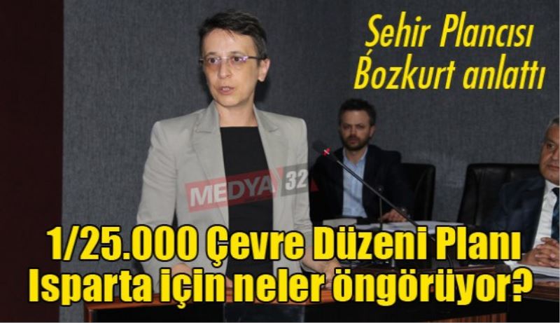 1/25.000 Çevre Düzeni Planı Isparta için neler öngörüyor? 