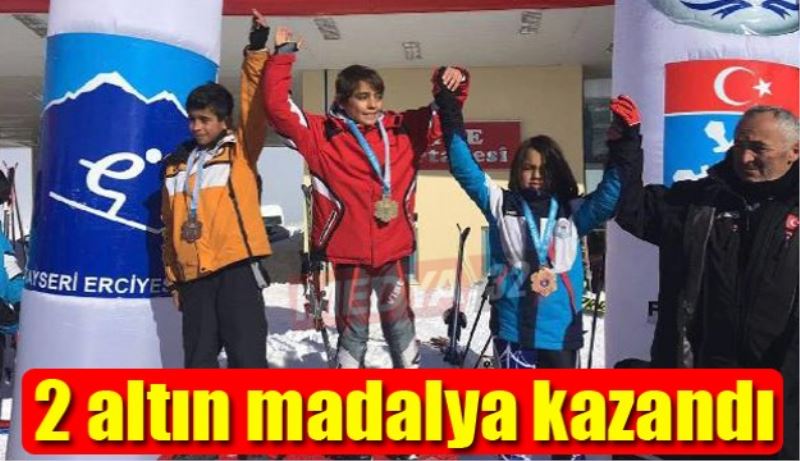 2 altın madalya kazanarak gururlandırdı