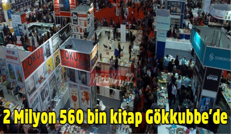 2 Milyon 560 bin kitap Gökkubbe’de 