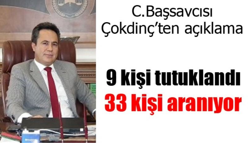 33 kişi aranıyor!
