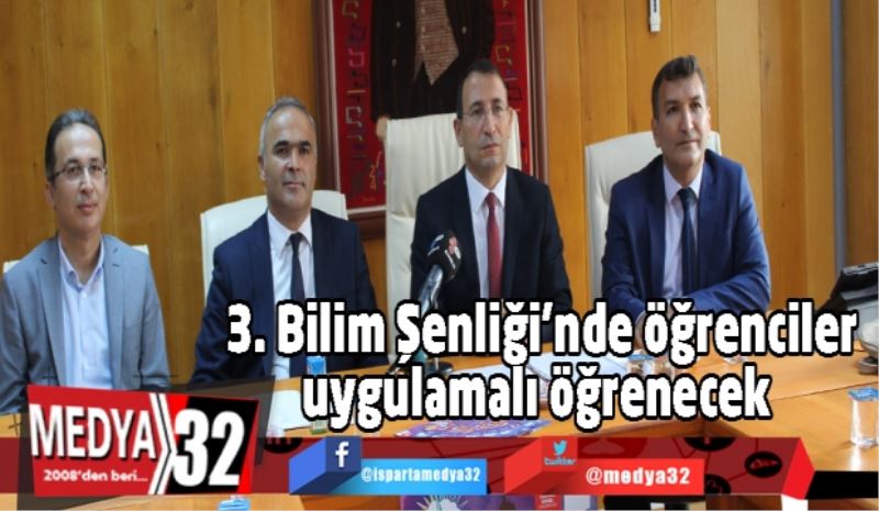 3. Bilim Şenliği’nde öğrenciler uygulamalı öğrenecek 
