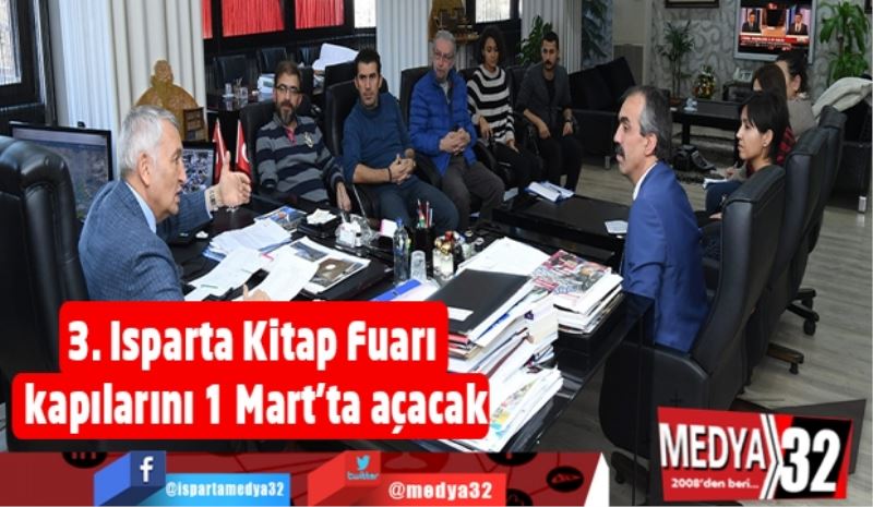 3. Isparta Kitap Fuarı kapılarını 1 Mart’ta açacak