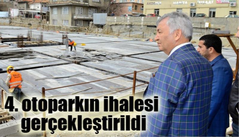 4.otoparkın ihalesi gerçekleştirildi 