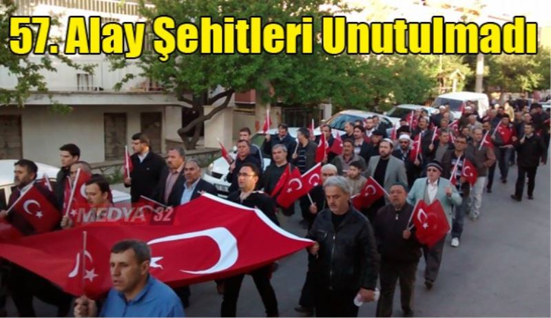 57. Alay Şehitleri Unutulmadı