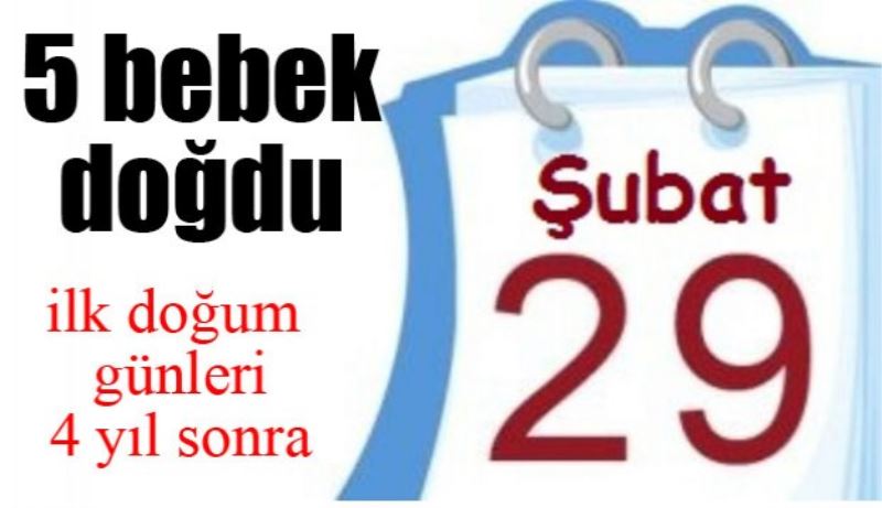 5 bebek doğdu 