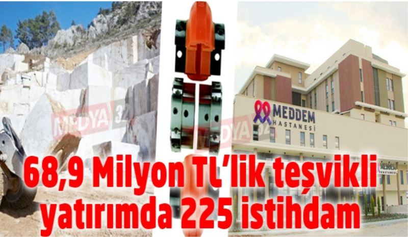 68,9 Milyon TL’lik teşvikli yatırımda 225 istihdam 