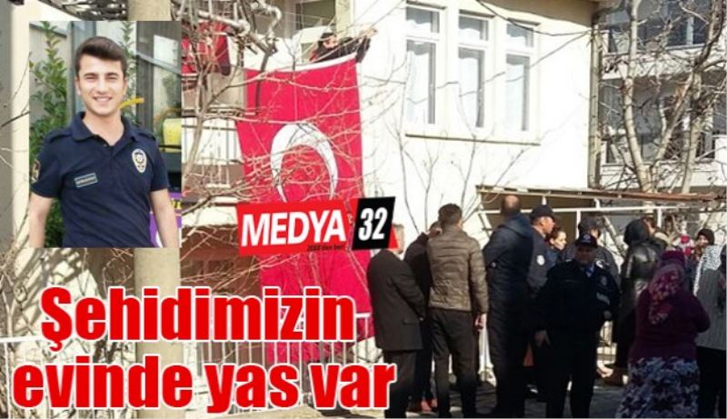 Acı haber şehidimizin evine ulaştı
