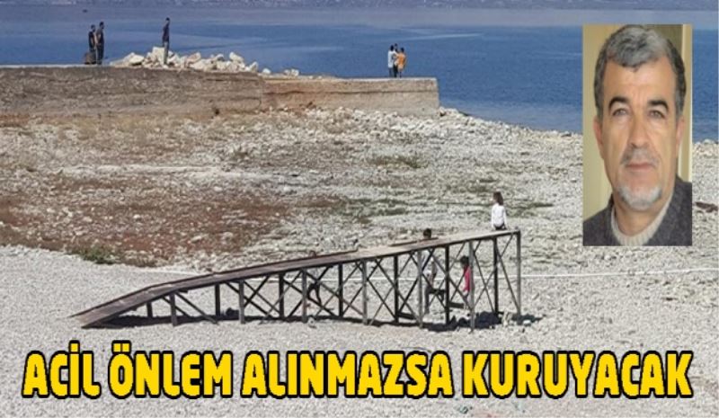 ACİL ÖNLEM ALINMAZSA KURUYACAK