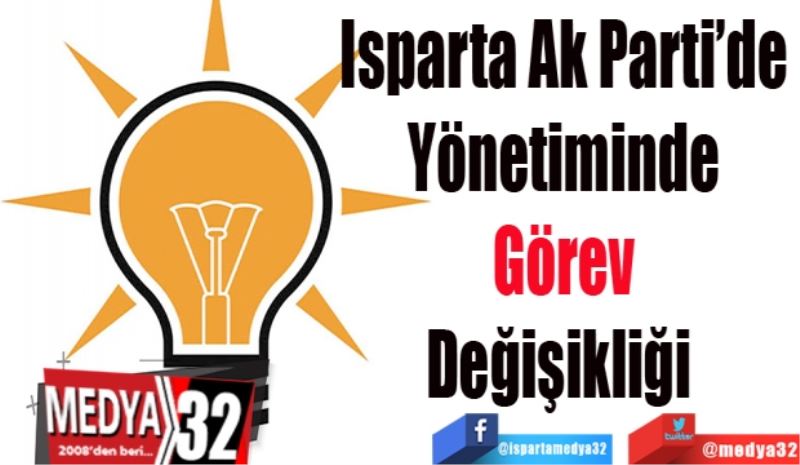  Ak Parti 
Yönetiminde
Görev
Değişikliği 
