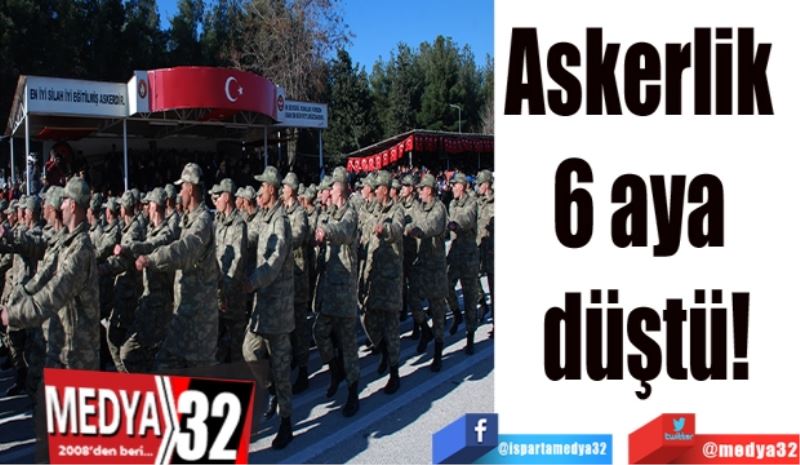 Askerlik 6
aya düştü!
