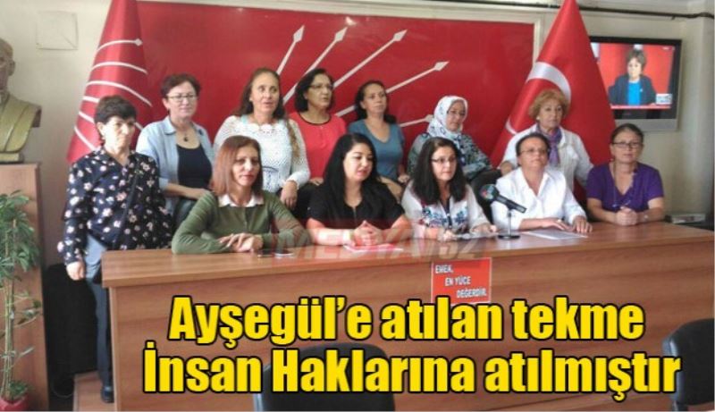 Ayşegül’e atılan tekme İnsan Haklarına atılmıştır