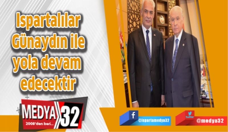 Bahçeli: Ispartalılar Günaydın ile yola devam edecektir