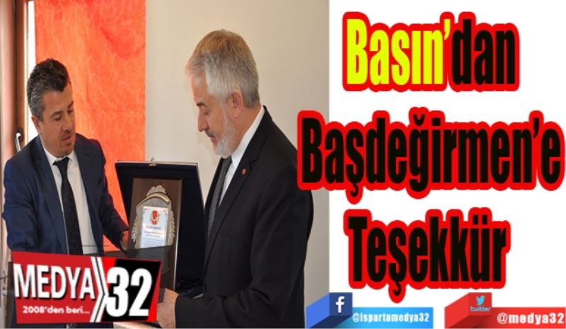 Basından
Başdeğirmen’e
Teşekkür 
