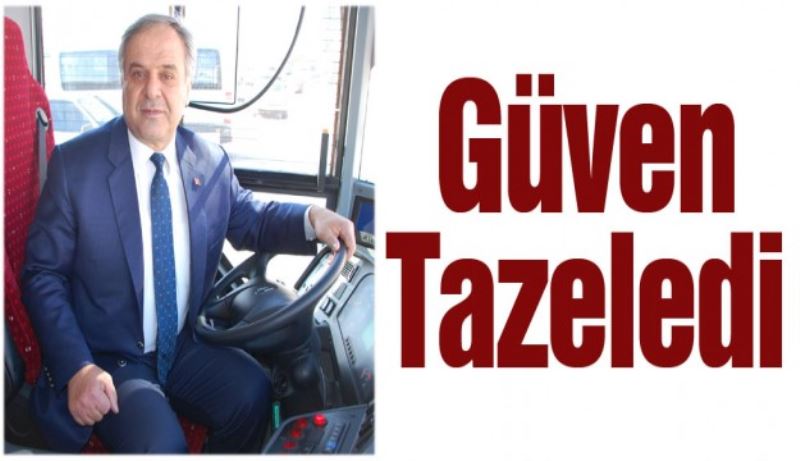 Başkan Yavuz güven tazeledi