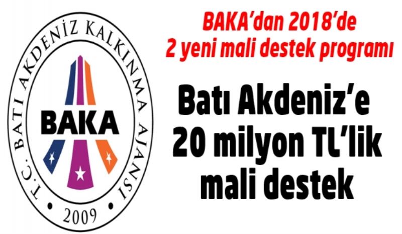 Batı Akdeniz’e 20 milyon TL’lik mali destek 