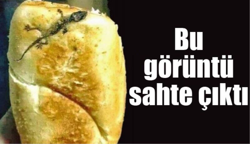 Bu görüntü sahte çıktı