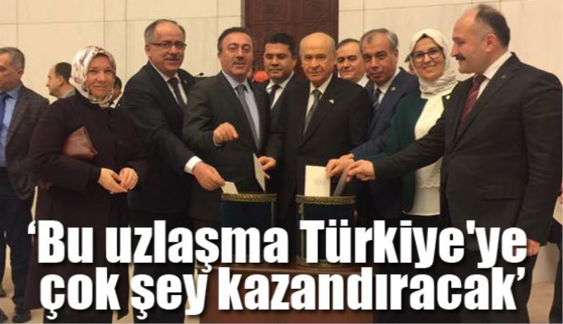 Bu uzlaşma Türkiye